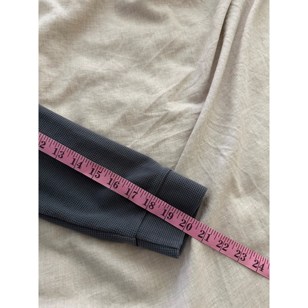 Vuori Womens Grey Long Sleeve Snap Neck Hoodie Pullover Athleisure XL - Picture 8 of 9
